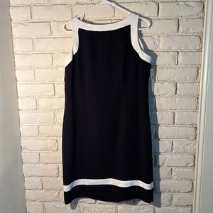 NWT Black Dress with White Trim